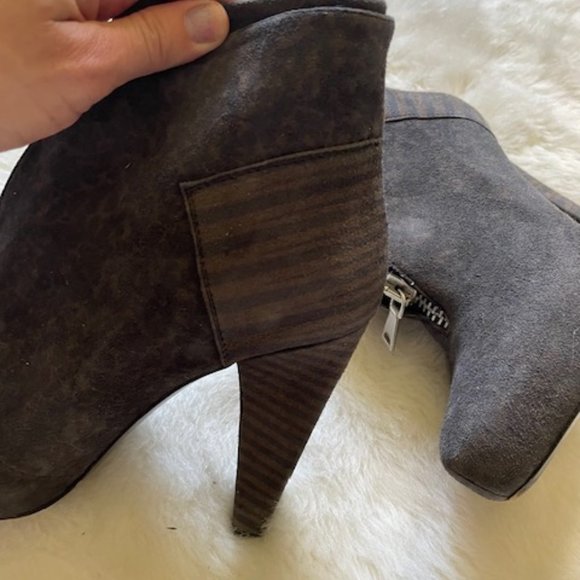Grey Proenza Schouler Ankle Boots - Picture 4 of 7